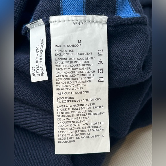 NÁUTICA Mens quarter-zip sweater “Medium “ - Picture 9 of 9